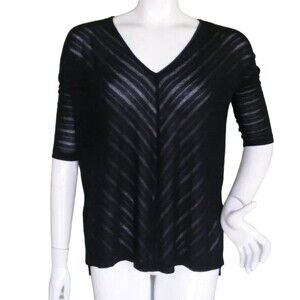 BEYOND YOGA Cover/Top, XS, Burnout/Chevron, V-neck,